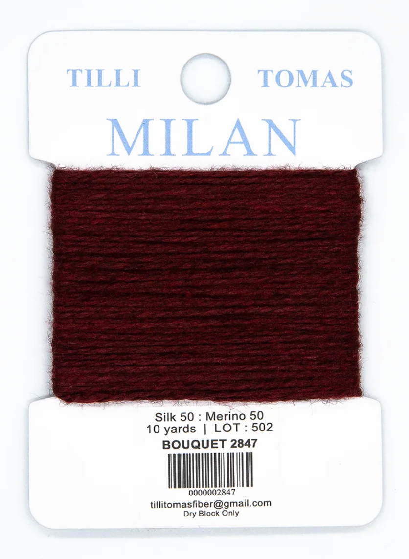 Milan Card 2847 Bouquet – Canvas Queen Needlepoint