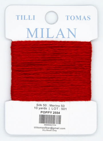 Milan Card 2554  Poppy