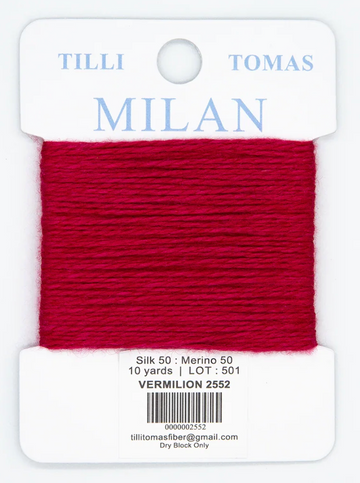 Milan Card 2552 Vermilion