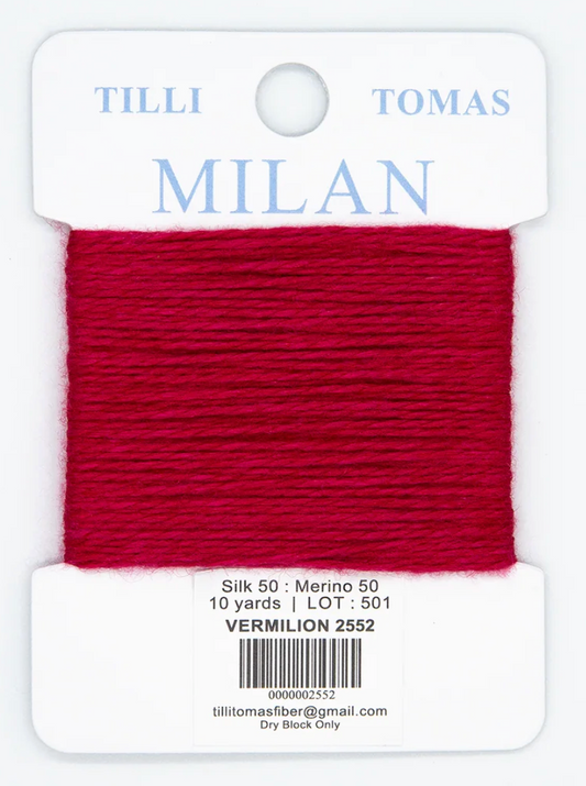Milan Card 2552 Vermilion