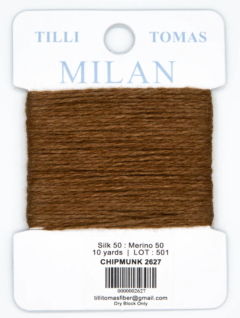 Milan Card 2627 Chipmunk – Canvas Queen Needlepoint