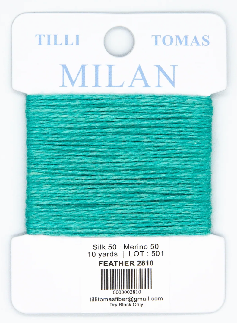 Milan Card 2810 Feather – Canvas Queen Needlepoint