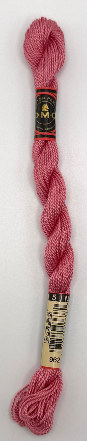 DMC 5 Perle Cotton #962 Dusty Rose Medium
