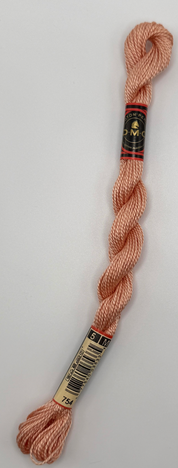 DMC 5 Perle Cotton #754 Peach Light