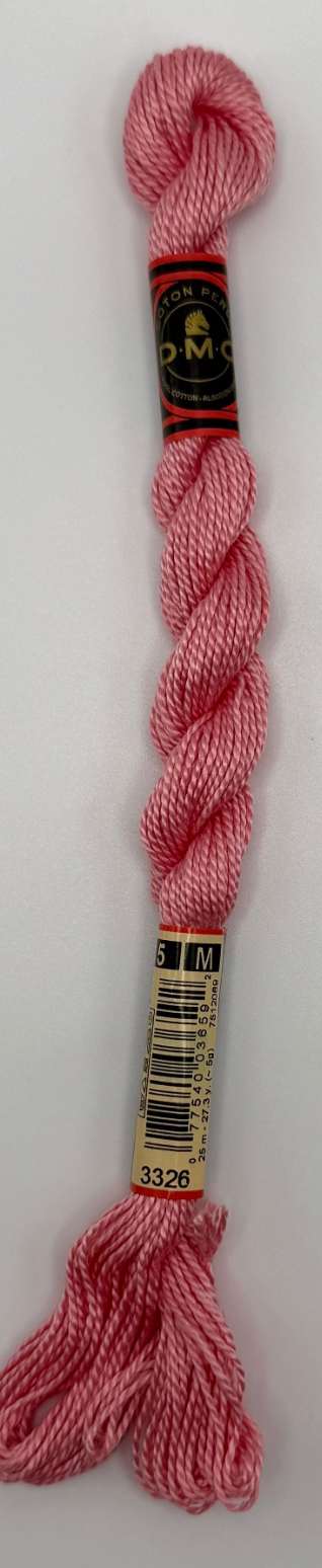 DMC 5 Perle Cotton #3326 Rose Light