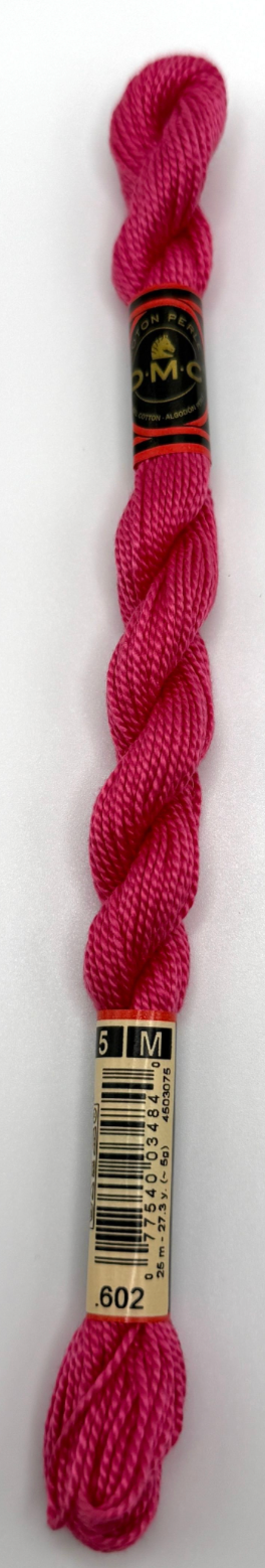 DMC 5 Perle Cotton #602 Cranberry Medium