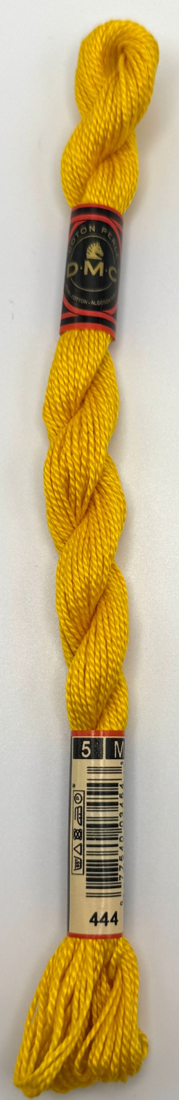 DMC 5 Perle Cotton #444 Lemon Dark