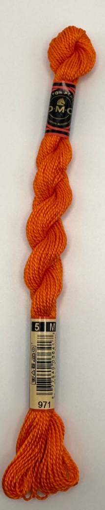 DMC 5 Perle Cotton #971 Pumpkin