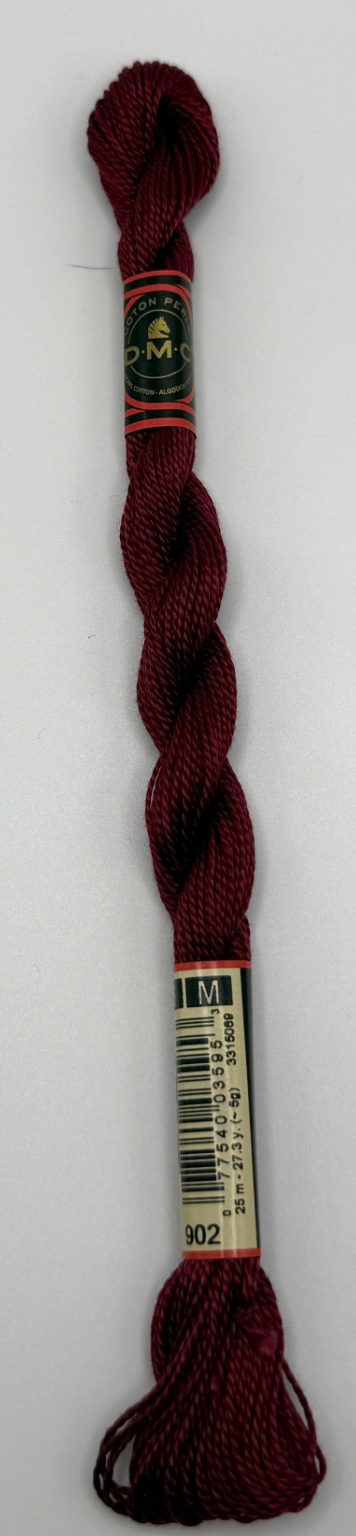 DMC 5 Perle Cotton #902 Garnet Very Dark
