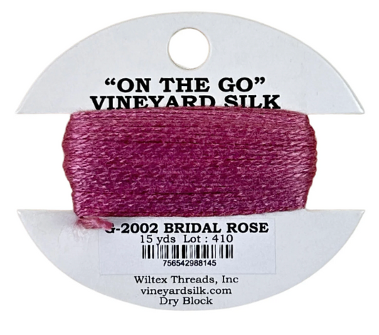 Vineyard Silk Card G-2002 Bridal Rose