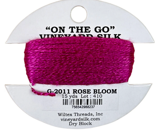 Vineyard Silk Card G-2011 Rose Bloom
