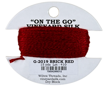 Vineyard Silk Card G-2019 Brick Red