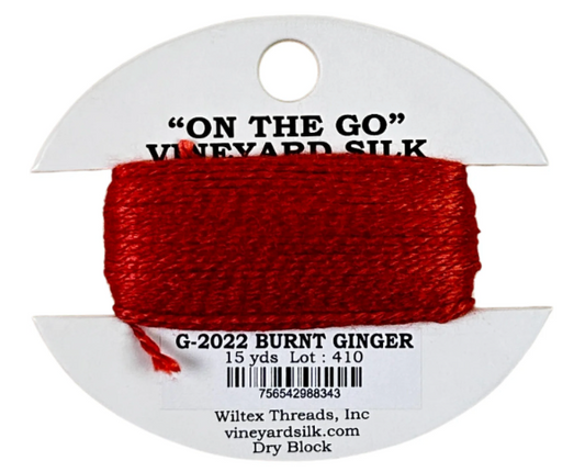 Vineyard Silk Card G-2022 Burnt Ginger