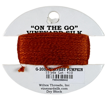 Vineyard Silk Card G-2032 Harvest Pumpkin