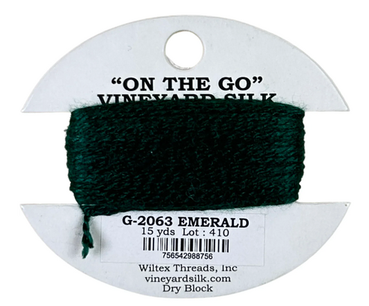 Vineyard Silk Card G-2063 Emerald