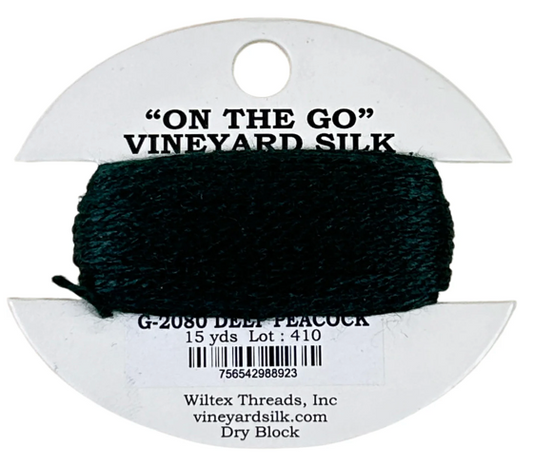 Vineyard Silk Card G-2080 Deep Peacock