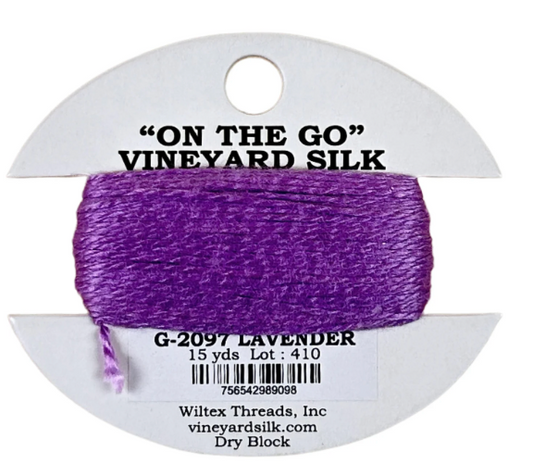 Vineyard Silk Card G-2097 Lavender
