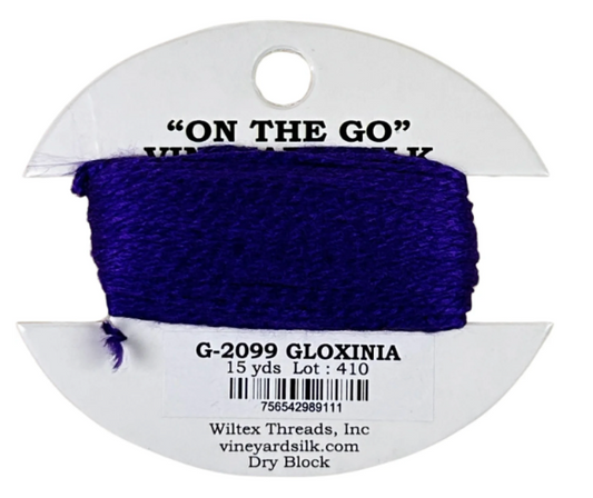 Vineyard Silk Card G-2099 Gloxinia