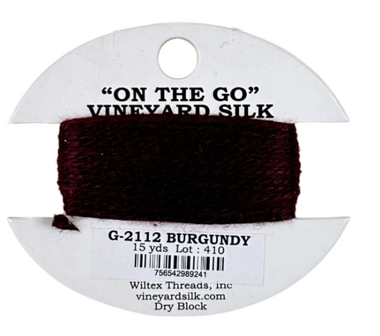 Vineyard Silk Card G-2112 Burgundy