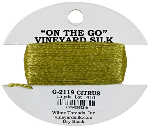 Vineyard Silk Card G-2119 Citrus