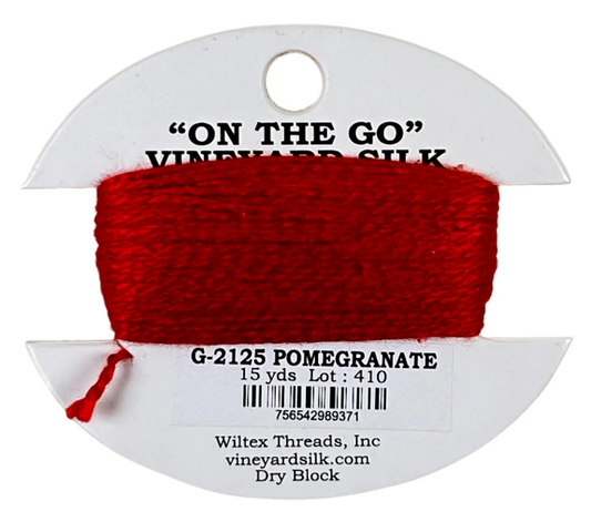 Vineyard Silk Card G-2125 Pomegranate