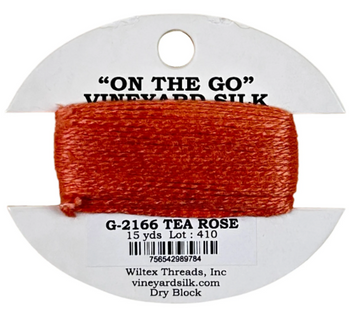 Vineyard Silk Card G-2166 Tea Rose