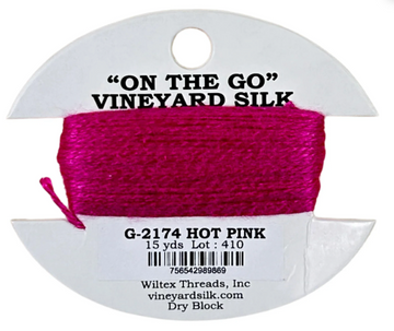 Vineyard Silk Card G-2174 Hot Pink