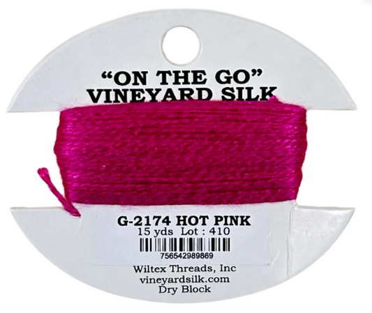 Vineyard Silk Card G-2174 Hot Pink