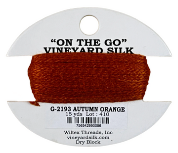 Vineyard Silk Card G-2193 Autumn Orange