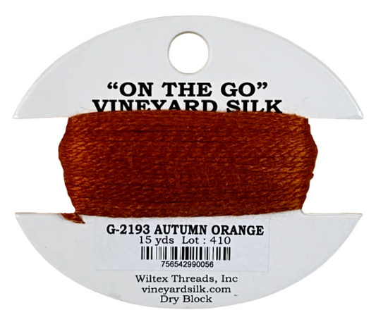 Vineyard Silk Card G-2193 Autumn Orange