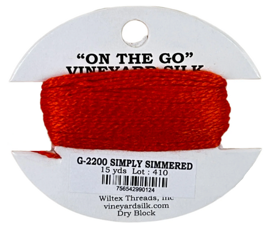 Vineyard Silk Card G-2200 Simply Simmered