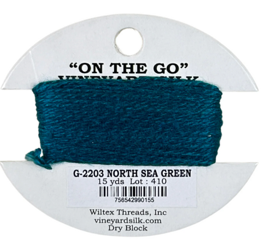 Vineyard Silk Card G-2203 North Sea Green