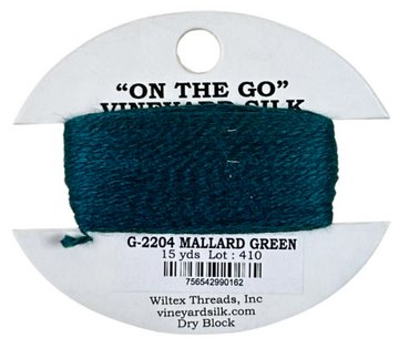 Vineyard Silk Card G-2204 Mallard Green