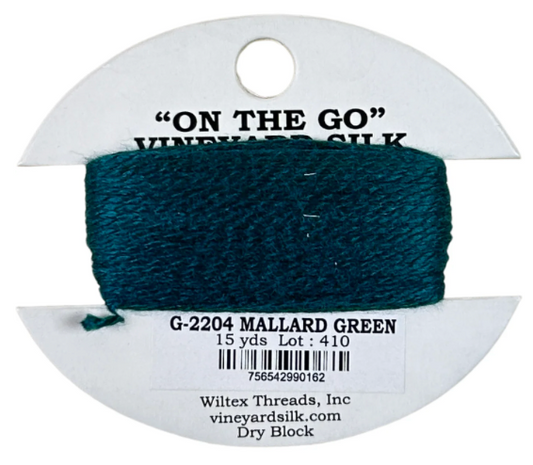 Vineyard Silk Card G-2204 Mallard Green