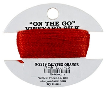 Vineyard Silk Card G-2219 Calypso Orange