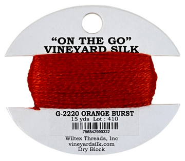 Vineyard Silk Card G-2220 Orange Burst
