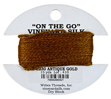 Vineyard Silk Card G-2230 Antique Gold