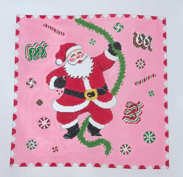 Pink Santa Candy Pillow