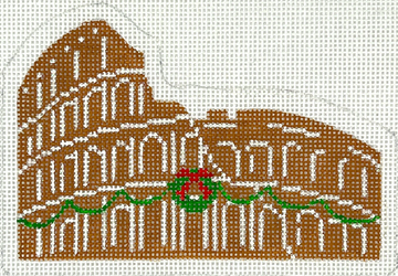 Colosseum Gingerbread Ornament