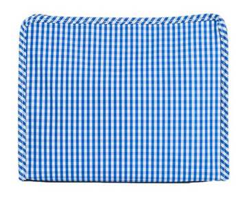 Roadie Large Zip Bag TRVL Royal Gingham
