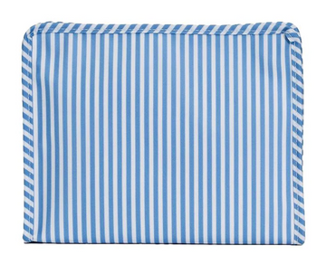 Roadie Large Zip Bag TRVL Chambray Stripe