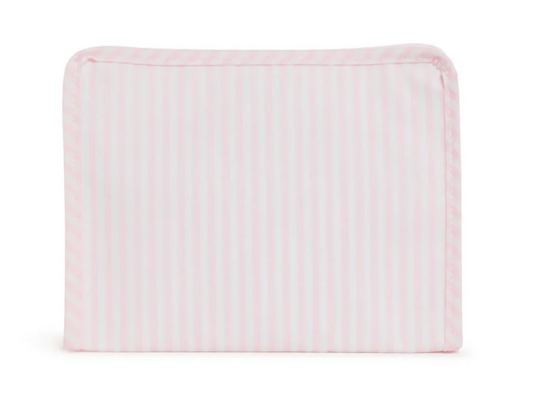 Roadie Large Zip Bag TRVL Pimlico Stripe PInk