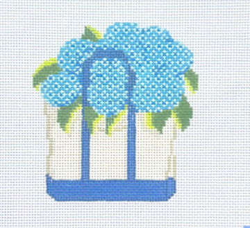 Blooming Hydrangeas Tote Blue