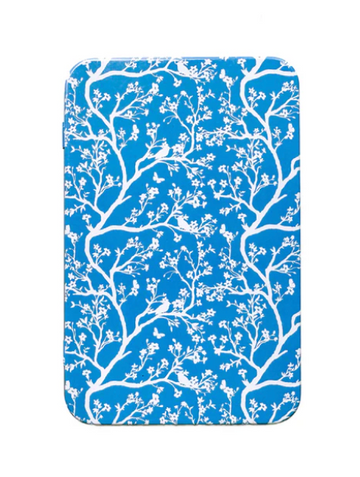 Printed Tin Box: Blue and White Trailing Floral