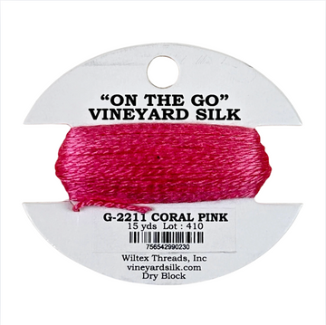 Vineyard Silk Card G-2211 Coral Pink
