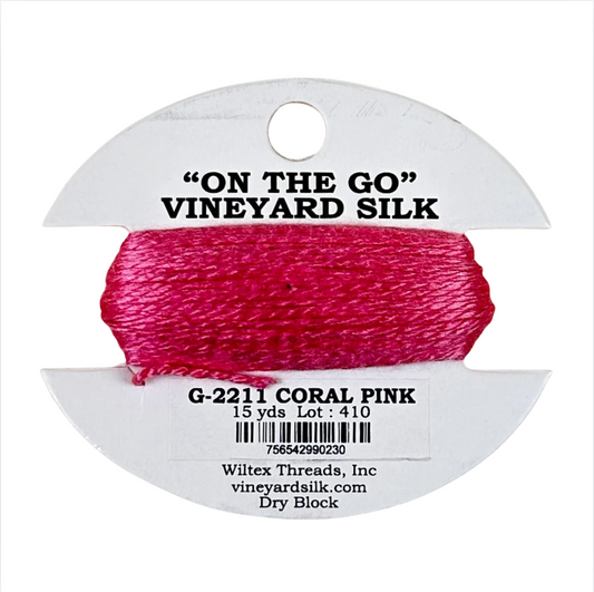 Vineyard Silk Card G-2211 Coral Pink