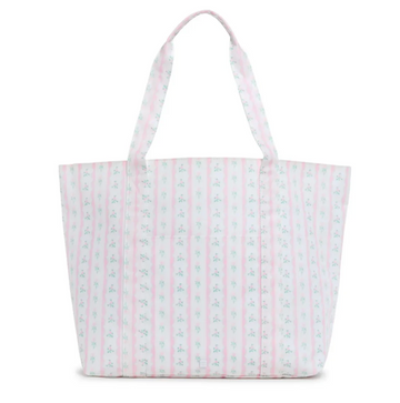 TRVL Jumbo Tote Ribbon Floral Pink