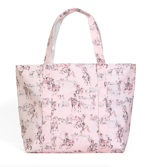 TRVL Jumbo Tote Cowgirl Toile