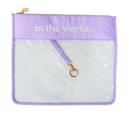 In the Works Project Bag Lavender