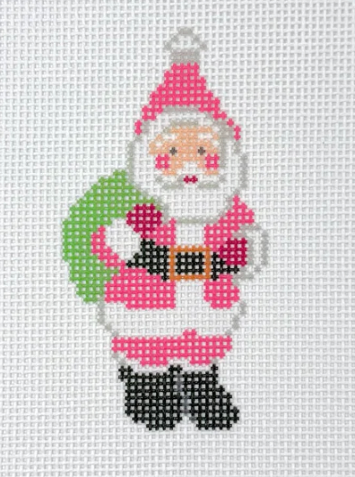 Pink Santa Printed